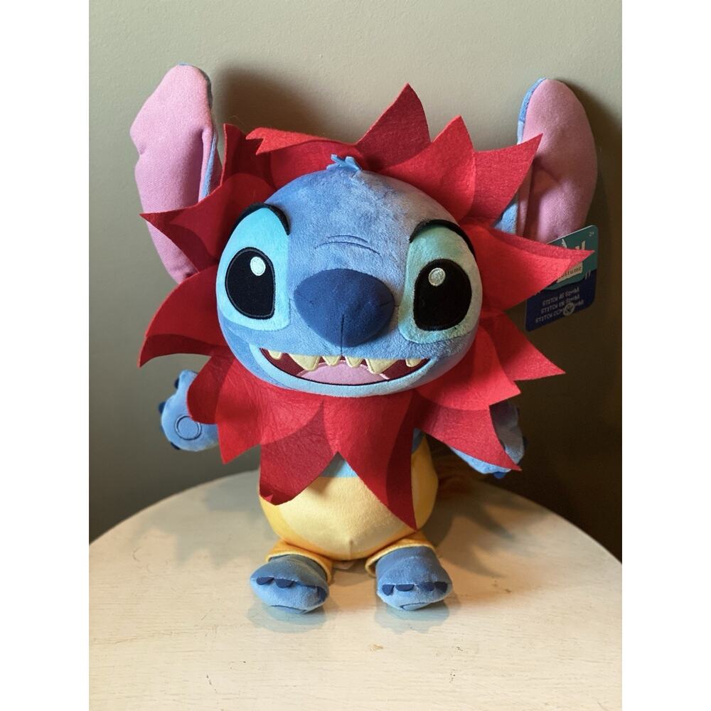 Disney 100 Stitch As Simba‎ Costume 16" Plush